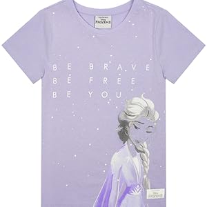 Lilac Disney Frozen Elsa t-shirt