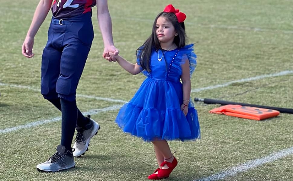 girls blue dress