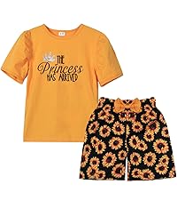 Toddler Girls Short Sets Sunflower