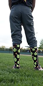 Bomber Softball Socks