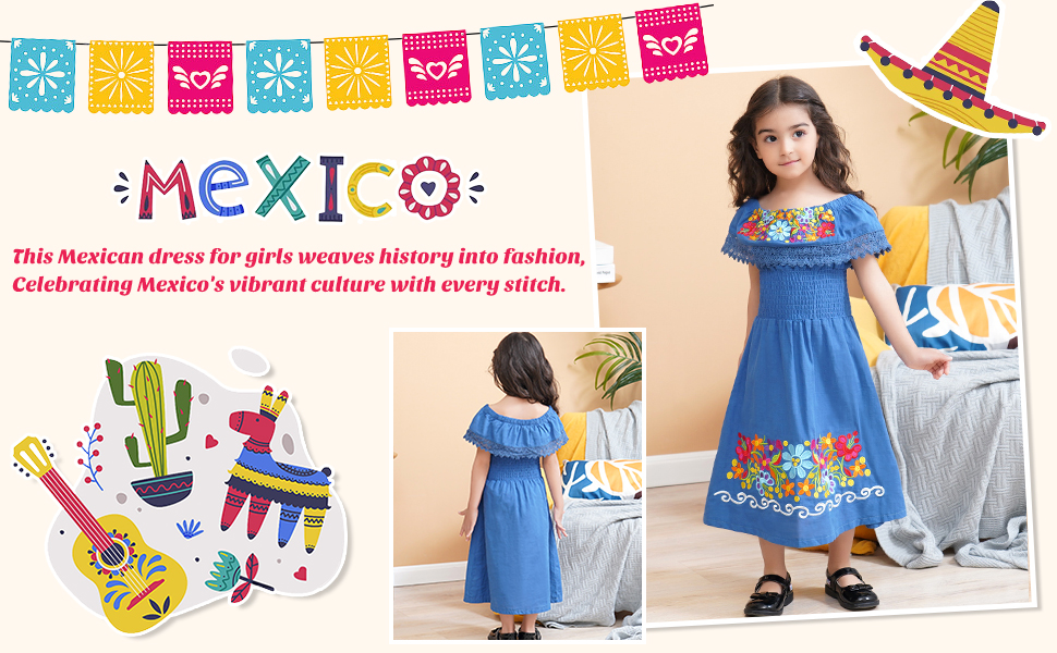 girls mexican dress