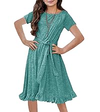 Girls Short Sleeve Dress