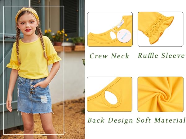 girls short sleeve shirt