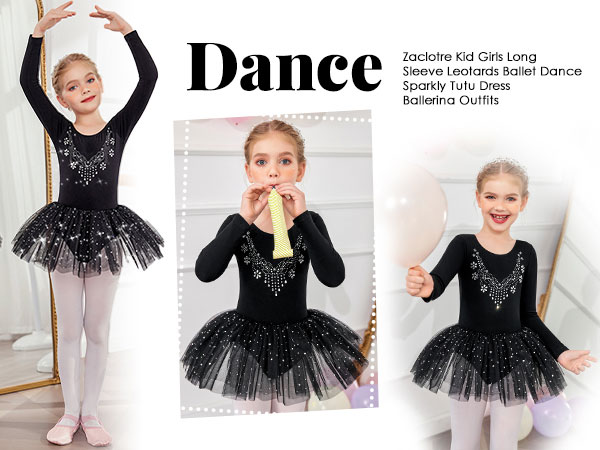 Black Dance Tutu Dress