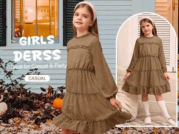 Girl long sleeve dress