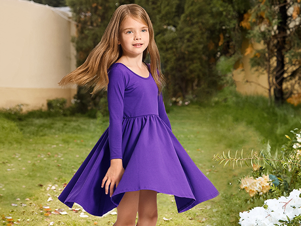 Girls Long Sleeve Dress