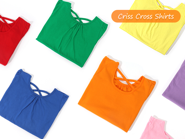 girl criss cross shirt