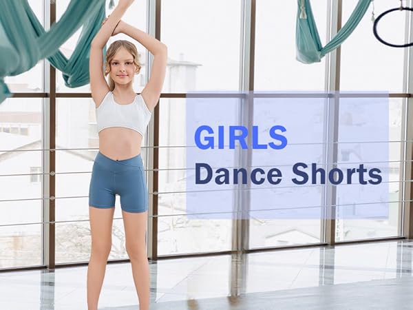 grils dance shorts