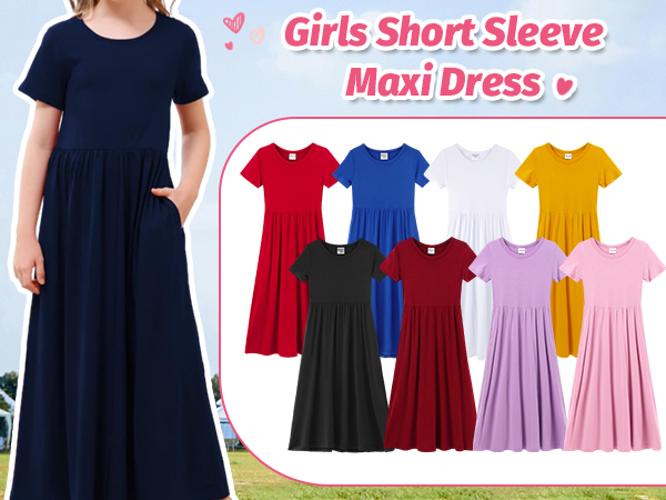 girls maxi dress