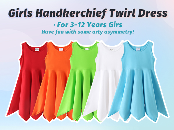 girls handkerchief dress