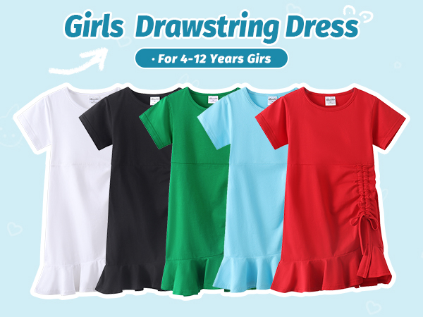 girls ruffle drses