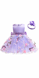 Baby Flower Girls Dress Toddler Tulle Wedding Birthday Party Pageant Prom Ball Gown