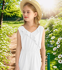 girls summer romper