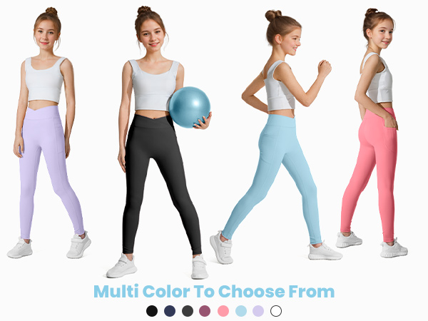 Girls athletic leggings