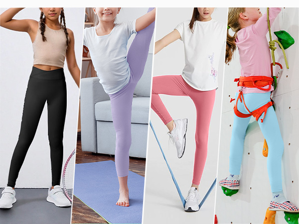 Girls athletic leggings