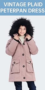  Girls winter jackets