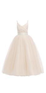 Light Champagne Girl Dress