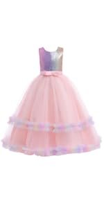 Flower Girl Dress Pink 1803