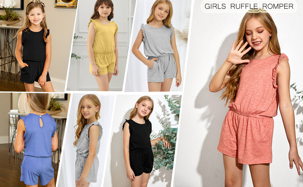 GIRLS ROMPERS