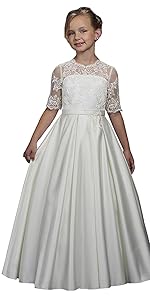 White communion dress