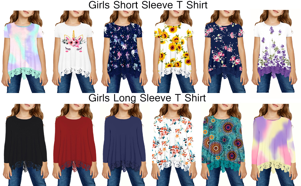 t shirts for girls