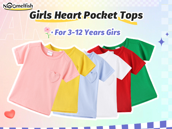 girls heart pocket shirt