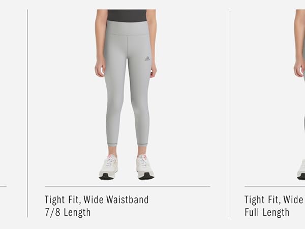 adidas girls leggings