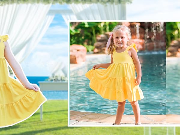 toddler girls yellow dress