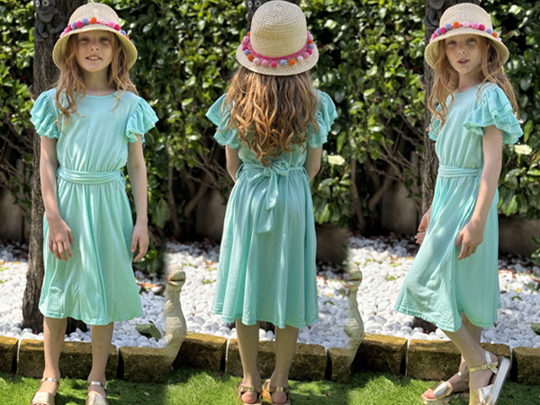 Girls Midi Dress