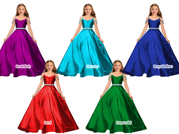 girls pageant dresses