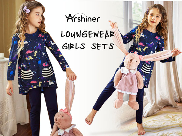 girls pant sets long sleeve 