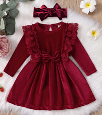 Baby Girl Velvet Dress