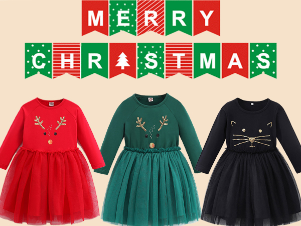 christmas dress for Toddler Girls