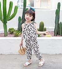 7081-baby girls summer pant set