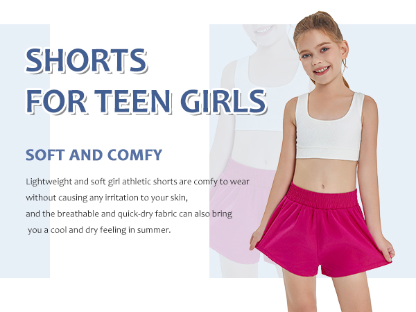 Girls Athletic Shorts