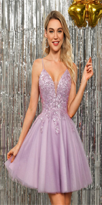 Sparkly Tulle Homecoming Dresses