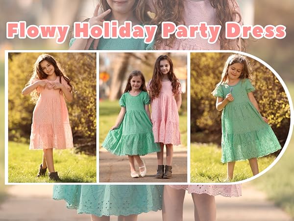 flower girls dress girls wedding party dress girls Junior Bridesmaid Dress