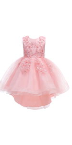 girls pink dress