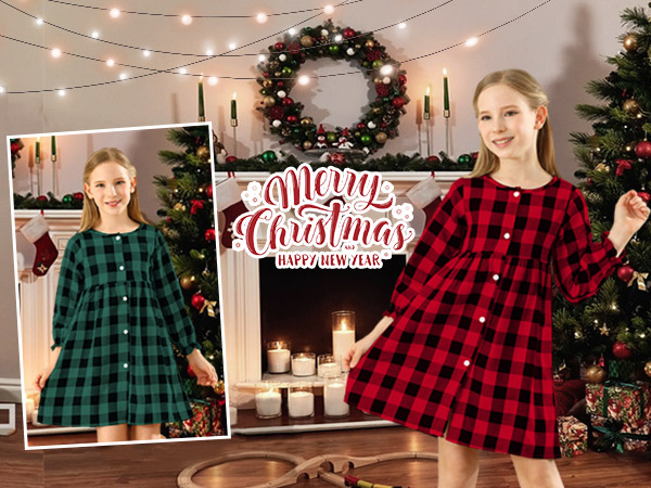 Girls Christmas Dress