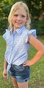 girls plaid shirt