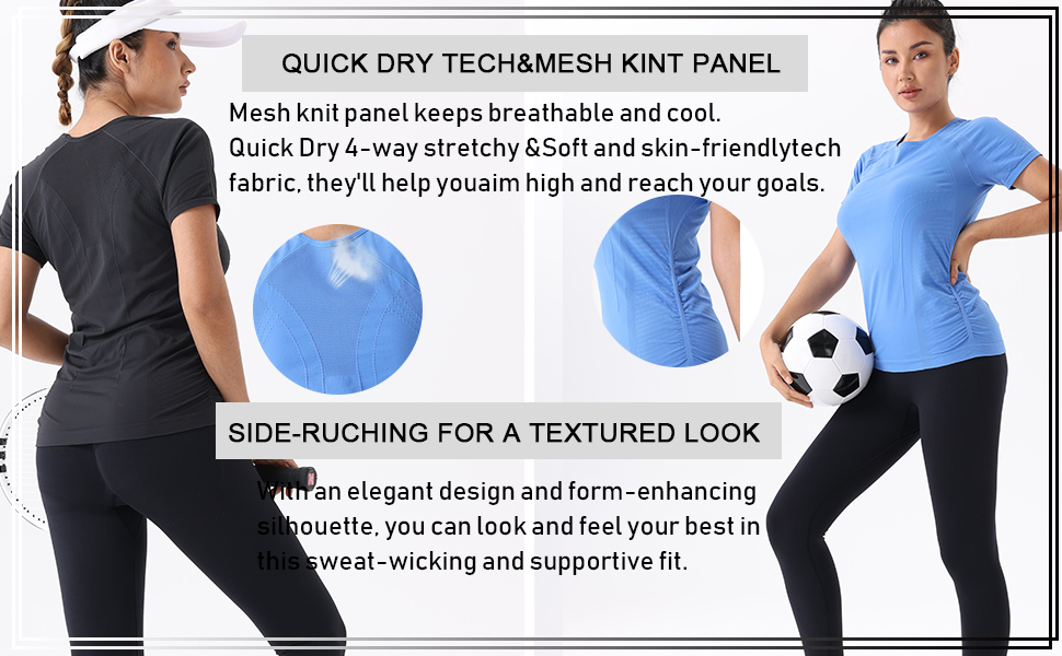  Four way stretch material keeps you clean fresh, energized and completely free