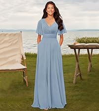 Bridesmaid Dress with Sleeves