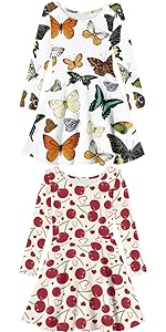 girls white butterfly dress