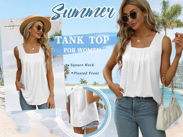 Saloogoe tank top for women