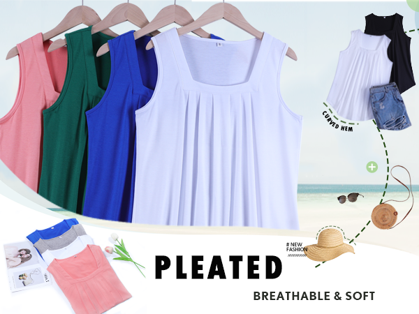 pleated tops for women soft comfy