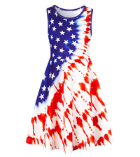 girls flag dress