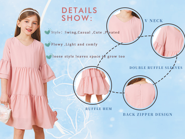 girls dresses details