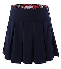 Bienzoe Girl''s School Uniform Skirt