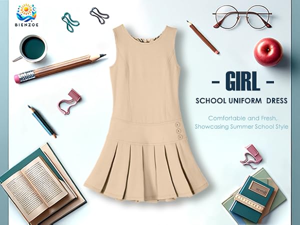 BIENZOE SCHOL UNIFORM DRESS FOR GIRLS