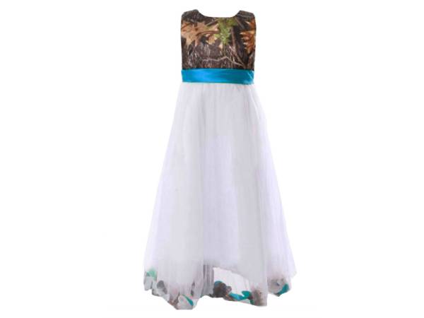 Ankle Length Tulle Evening Formal Dress for Girls